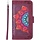 Samsung Galaxy Note 20 hoesje - Bookcase - Koord - Pasjeshouder - Portemonnee - Mandalapatroon - Kunstleer - Bordeaux Rood