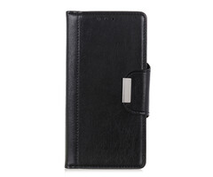 JVS Products Samsung Galaxy S10 hoesje - Bookcase - Pasjeshouder - Portemonnee - Kunstleer - Zwart