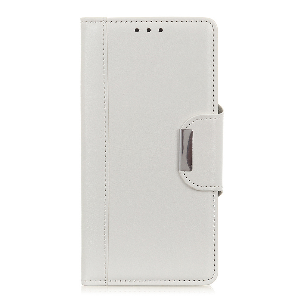 iPhone XR hoesje - Bookcase - Pasjeshouder - Portemonnee - Kunstleer - Wit afbeelding