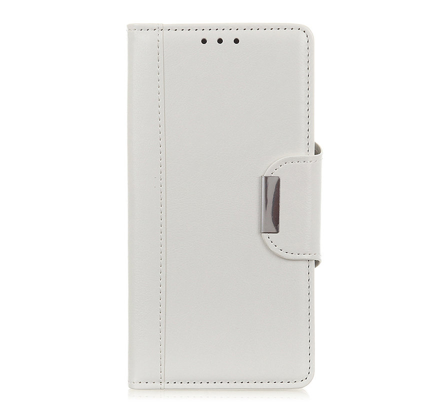 iPhone 7 hoesje - Bookcase - Pasjeshouder - Portemonnee - Kunstleer - Wit kopen