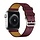 Bandje geschikt voor Apple Watch 38/40MM - Maat L - Horlogebandje - Polsband - Kunstleer - Paars