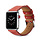 Bandje geschikt voor Apple Watch 38/40MM - Horloge bandje - Polsband - Kunstleer - Rood