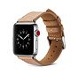 Bandje geschikt voor Apple Watch 38/40MM - Horloge bandje - Polsband - Kunstleer - Beige kopen