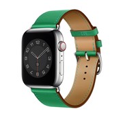JVS Products Bandje geschikt voor Apple Watch 42/44MM - Horlogebandje - Polsband - Kunstleer - Groen