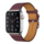 Bandje geschikt voor Apple Watch 38/40MM - Maat L - Horlogebandje - Polsband - Kunstleer - Donkerpaars