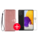Samsung Galaxy A72 Hoesje - Kunstleer - Portemonnee - Book Case - Wallet - Samsung Galaxy A72 - Roze Goud/Rose Gold + Gratis Screenprotector