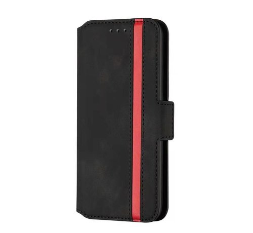 JVS Products Samsung Galaxy A51 Book Case Hoesje - Softcase - Bookcase - Magneetsluiting - Pasjeshouder - Kunstleer - Samsung Galaxy A51 - Zwart