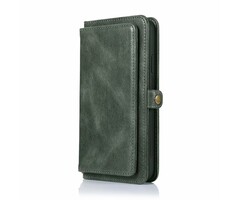 JVS Products Samsung Galaxy A71 hoesje - Bookcase - Afneembaar 2 in 1 - Backcover - Pasjeshouder - Portemonnee - Kunstleer - Groen