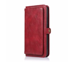 JVS Products iPhone 11 hoesje - Bookcase - Afneembaar 2 in 1 - Backcover - Pasjeshouder - Portemonnee - Kunstleer - Rood