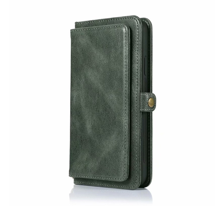 iPhone XR hoesje - Bookcase - Afneembaar 2 in 1 - Backcover - Pasjeshouder - Portemonnee - Kunstleer - Groen kopen