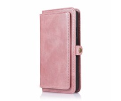 JVS Products iPhone 7 hoesje - Bookcase - Afneembaar 2 in 1 - Backcover - Pasjeshouder - Portemonnee - Kunstleer - Rose Goud