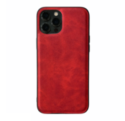 JVS Products iPhone 11 Pro Max hoesje - Backcover - Kunstleer - Siliconen - Rood