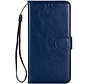 iPhone 11 Pro Max hoesje - Bookcase - Pasjeshouder - Portemonnee - Koord - Kunstleer - Blauw kopen