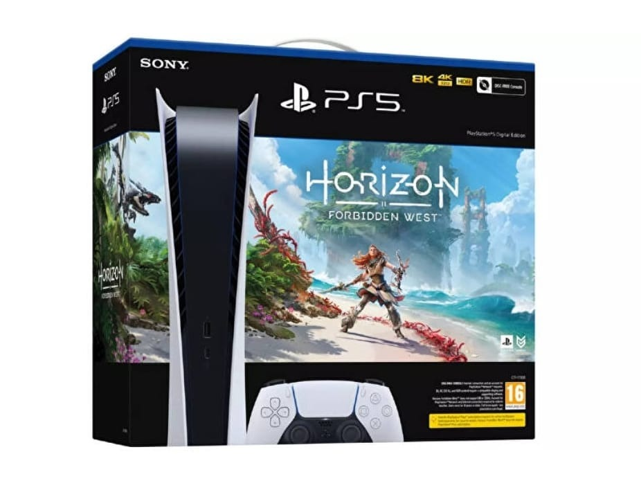 PlayStation 5 Console Digital Edition + Horizon Forbidden West kopen afbeelding