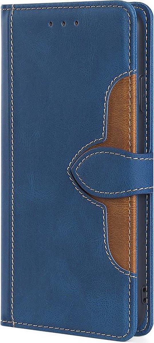 Samsung Galaxy A42 hoesje - Bookcase - Pasjeshouder - Portemonnee - Kunstleer - Blauw afbeelding