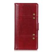 JVS Products iPhone 7 hoesje - Bookcase - Pasjeshouder - Portemonnee - Kunstleer - Rood