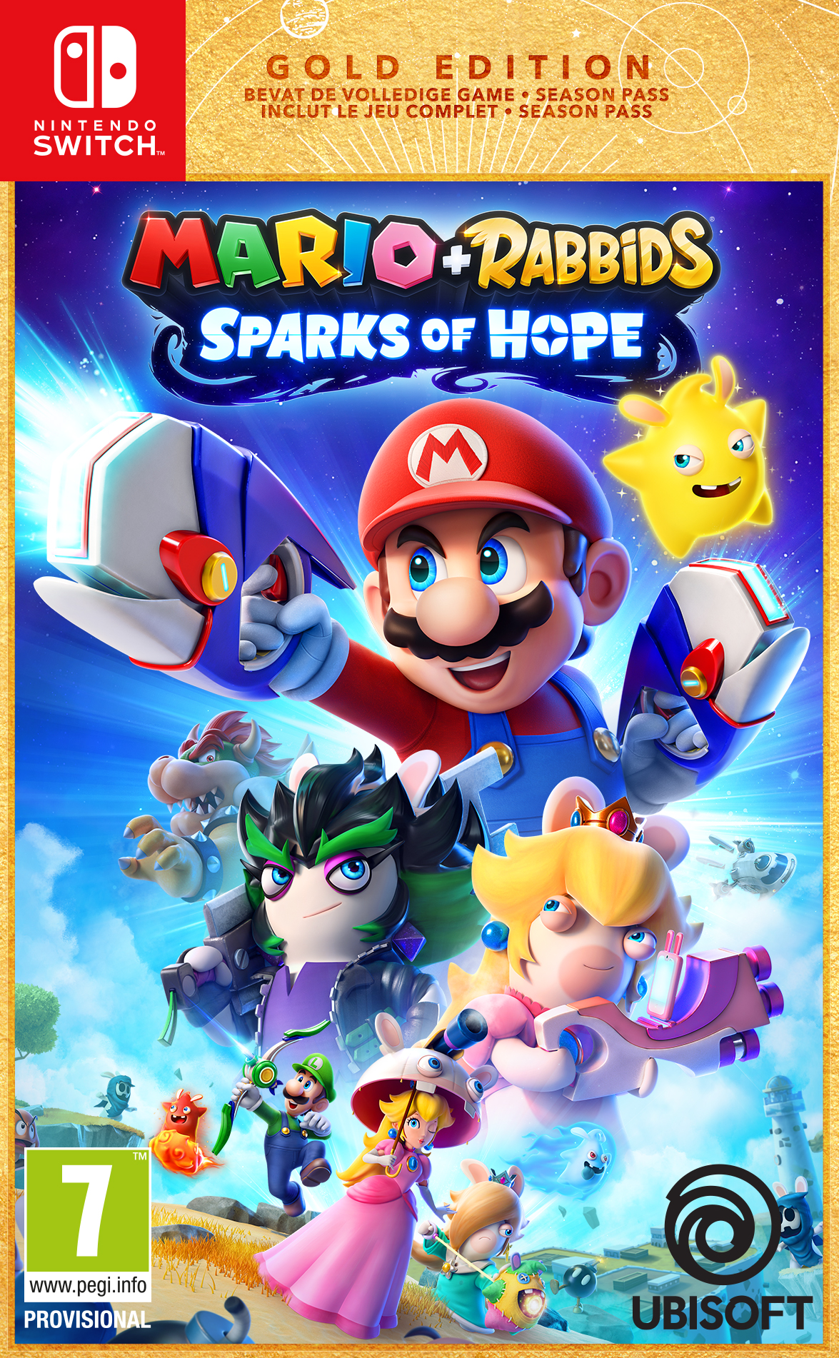 Nintendo Switch Mario + Rabbids: Sparks of Hope - Gold Editie afbeelding