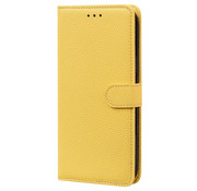 JVS Products iPhone 11 hoesje - Bookcase - Koord - Pasjeshouder - Portemonnee - Camerabescherming - TPU - Geel