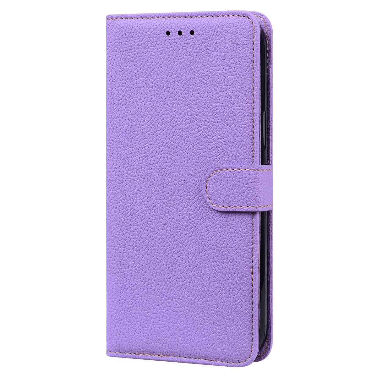 Samsung Galaxy A22 4G Book case Hoesje met Camera Bescherming - Kunstleer - Pasjeshouder - Koord -  Samsung Galaxy A22 4G – Licht Paars