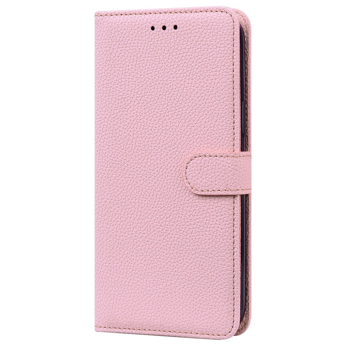 Samsung Galaxy A72 Book case Hoesje met Camera Bescherming - Kunstleer - Pasjeshouder - Koord -  Samsung Galaxy A72 – Roze