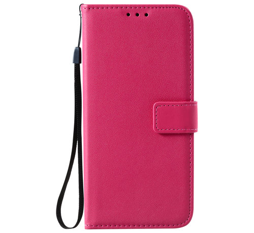 JVS Products iPhone 8 Book Case Hoesje met Camera Bescherming - Kunstleer - Solide Kleur - Apple iPhone 8 - Roze kopen
