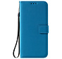 iPhone 11 Pro Max Book Case Hoesje met Camera Bescherming - Kunstleer - Solide Kleur - Apple iPhone 11 Pro Max - Blauw kopen