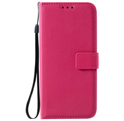 JVS Products iPhone 13 Book Case Hoesje met Camera Bescherming - Kunstleer - Solide Kleur - Apple iPhone 13 - Roze