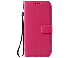 JVS Products Samsung Galaxy S21 hoesje - Bookcase - Pasjeshouder - Portemonnee - Camerabescherming - Kunstleer - Roze