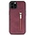 iPhone 7 hoesje - Backcover - Pasjeshouder - Portemonnee - Rits - Kunstleer - Bordeaux Rood