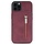Samsung Galaxy S21 FE hoesje - Backcover - Pasjeshouder - Portemonnee - Rits - Kunstleer - Bordeaux Rood