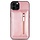 iPhone 13 Mini hoesje - Backcover - Pasjeshouder - Portemonnee - Rits - Kunstleer - Roze