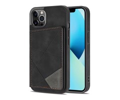 JVS Products Samsung Galaxy A51 hoesje - Backcover - Pasjeshouder - Portemonnee - Camerabescherming - Stijlvol patroon - TPU - Zwart