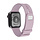 Bandje geschikt voor Apple Watch 38/40MM - Maat L - Sportband - Polsband -  Dun - Horlogebandje - Siliconen - Solide kleur - Paars