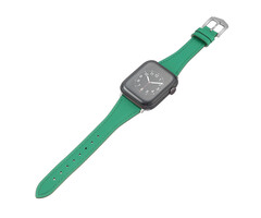 JVS Products Bandje geschikt voor Apple Watch 38/40MM - Maat L - Sportband - Horlogebandje - Polsband - Kunstleer - Groen