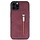 iPhone XS hoesje - Backcover - Pasjeshouder - Portemonnee - Rits - Kunstleer - Bordeaux Rood