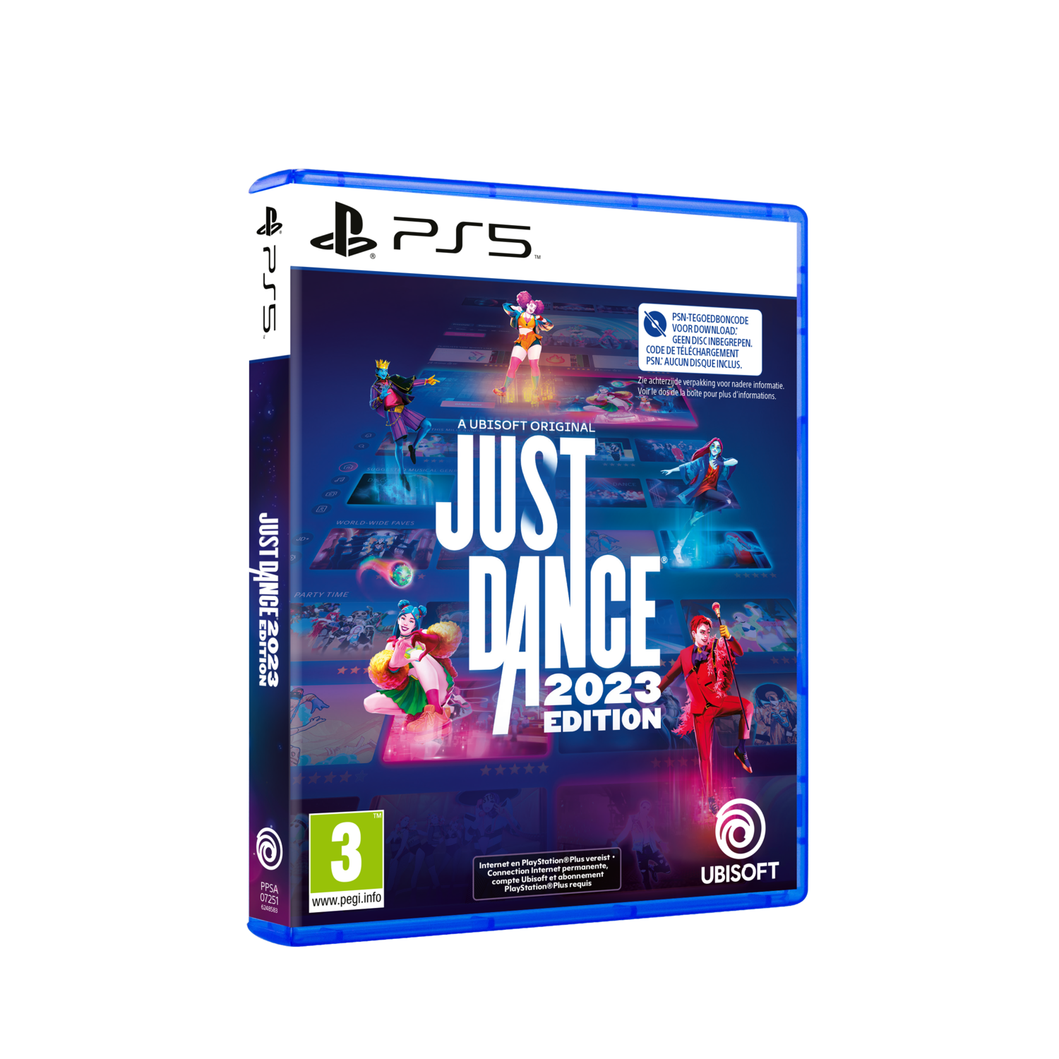 PlayStation 5 Digital Console & Just Dance 2023 (Code in Box)