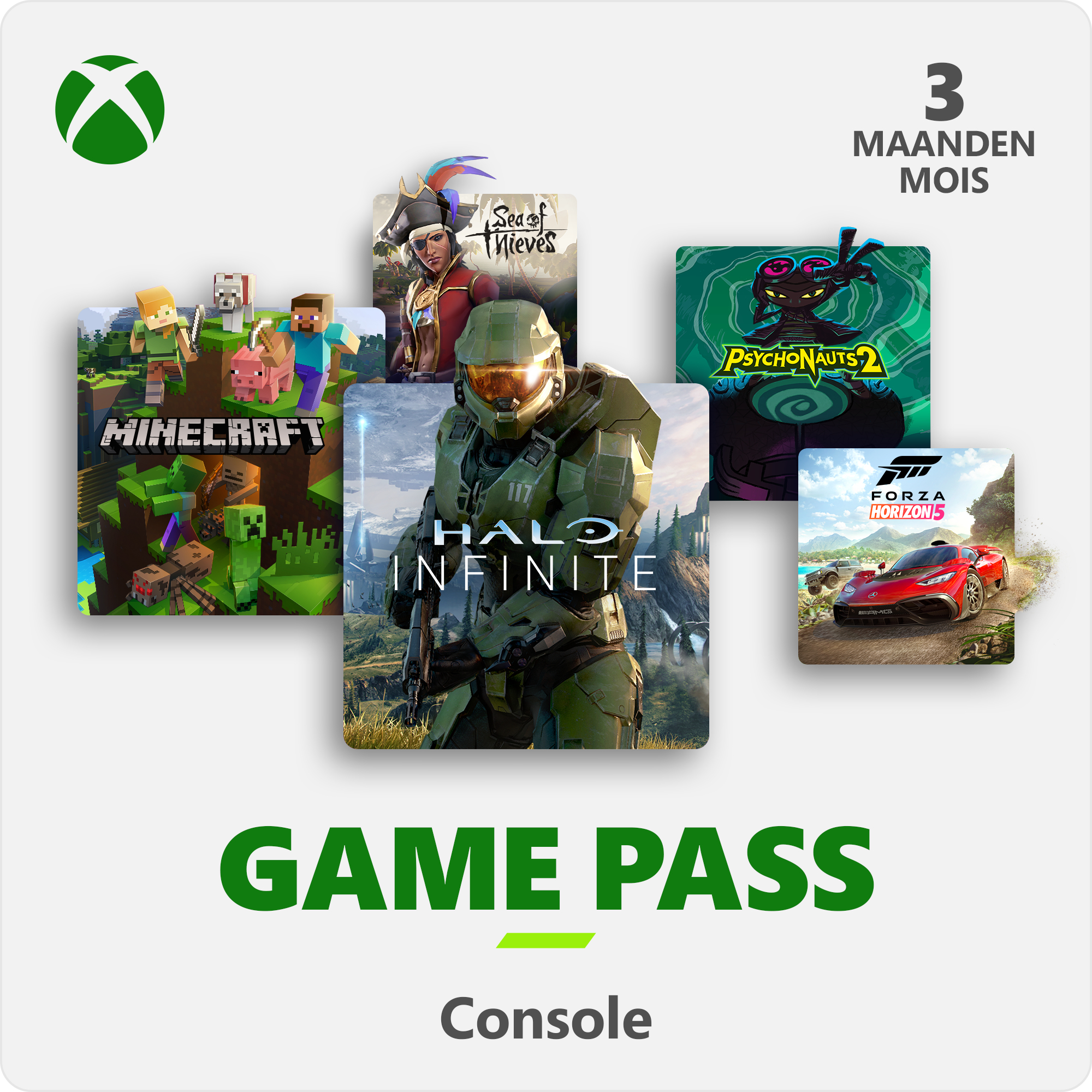 Xbox Game Pass - 3 maanden - Xbox Series X|S & Xbox One