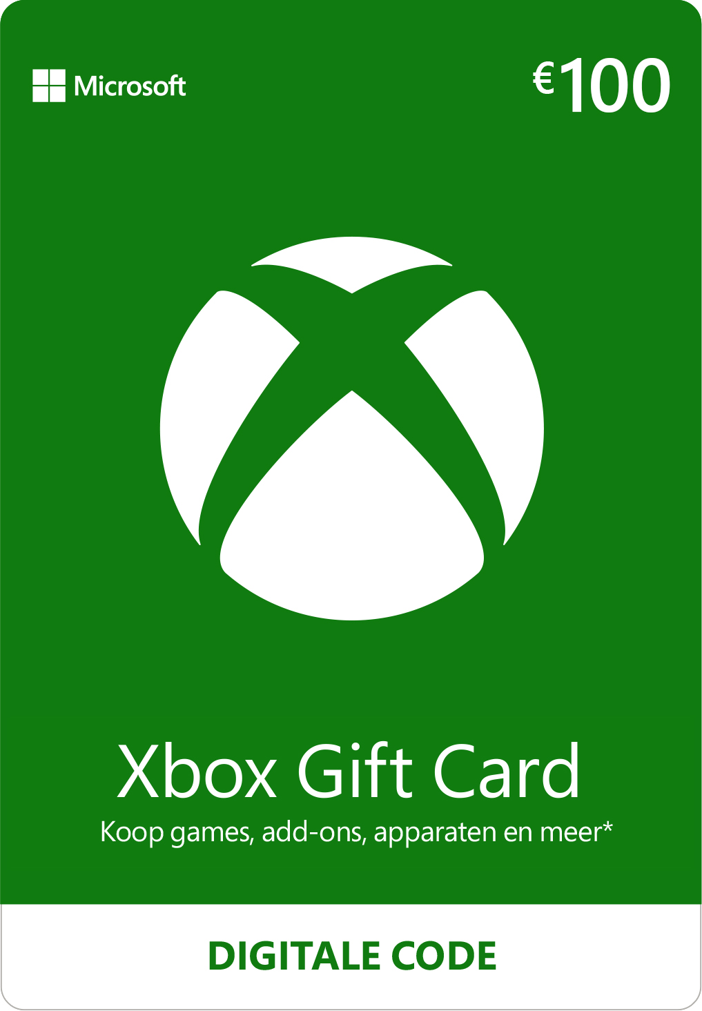 Xbox Gift Card 100 EUR - 1 apparaat - Digitaal product kopen