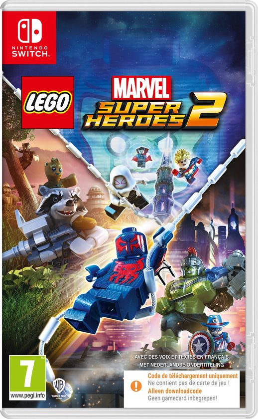 Nintendo Switch LEGO Marvel Super Heroes 2 (Code in box) afbeelding