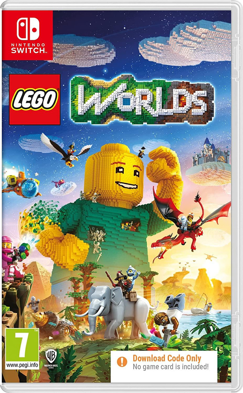 Nintendo Switch Lego Worlds (Code in Box) afbeelding