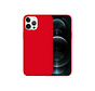 iPhone 11 Case Hoesje Siliconen Back Cover - Apple iPhone 11 - Rood kopen
