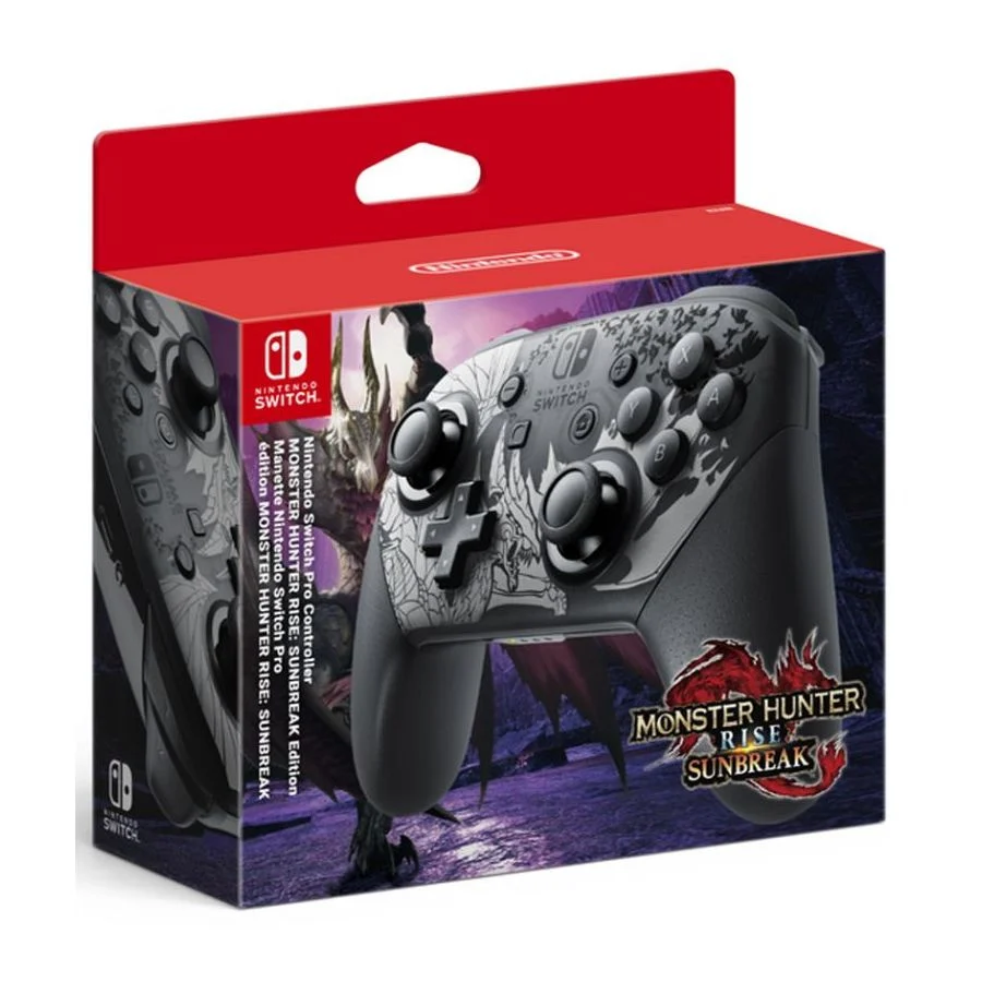 Nintendo Switch Pro Controller - Monster Hunter Rise Sunbreak Edition afbeelding