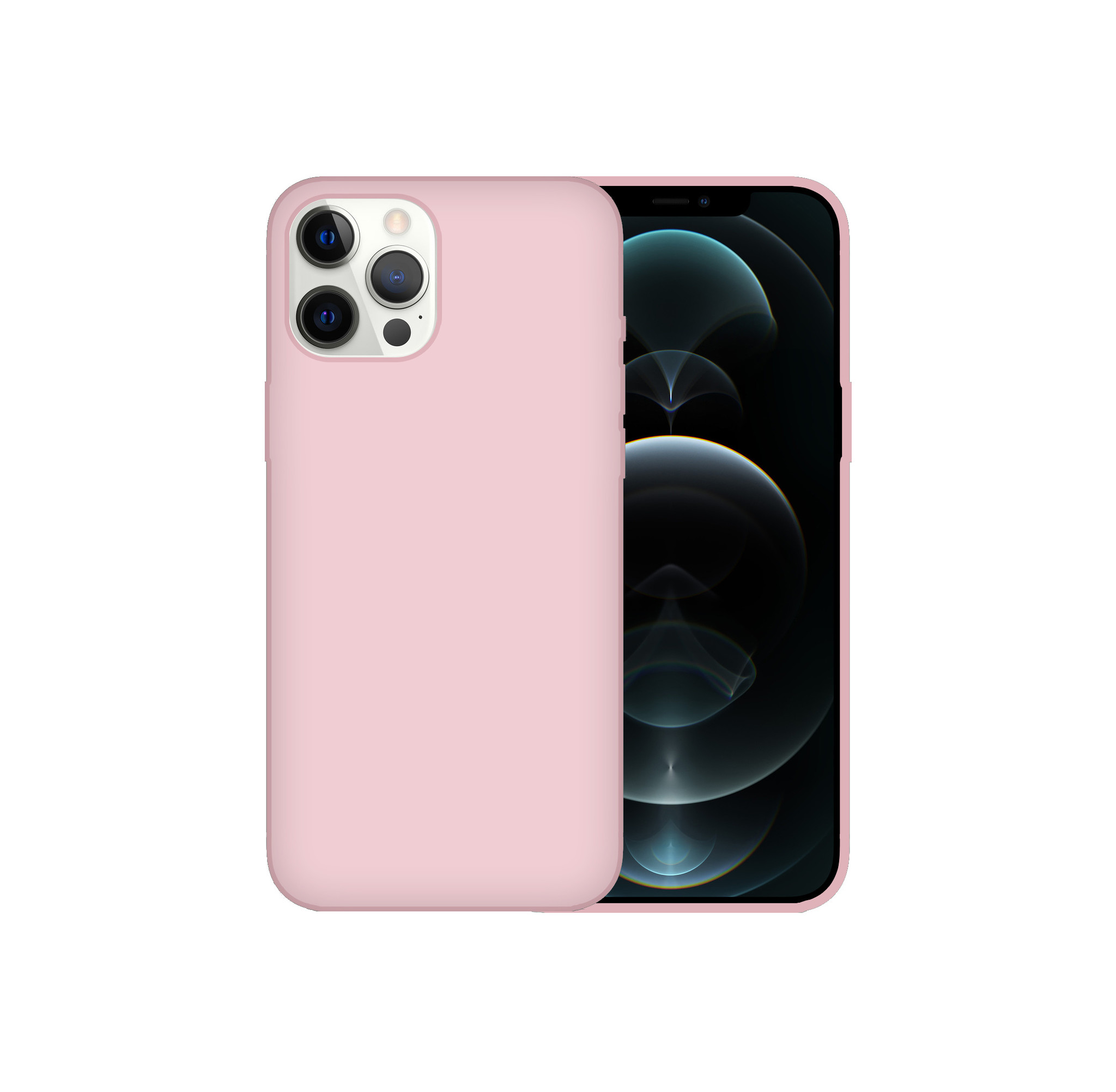 iPhone XR hoesje - Backcover - TPU - Oudroze afbeelding