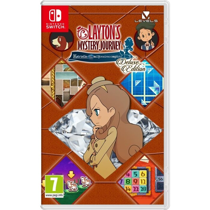 Nintendo Nintendo Switch Layton's Mystery Journey: Katrielle en het Miljonairscomplot - Deluxe Edition