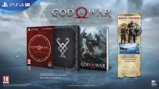PS4 God of War (2018) - Limited Edition afbeelding
