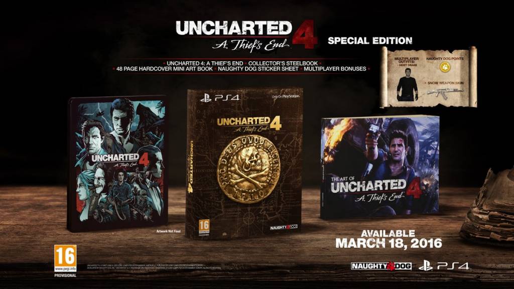PS4 Uncharted 4: A Thief&apos;s End - Special Edition kopen
