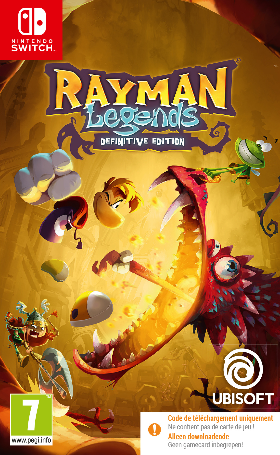 Nintendo Switch Rayman Legends - Definitive Edition (Code in Box) afbeelding