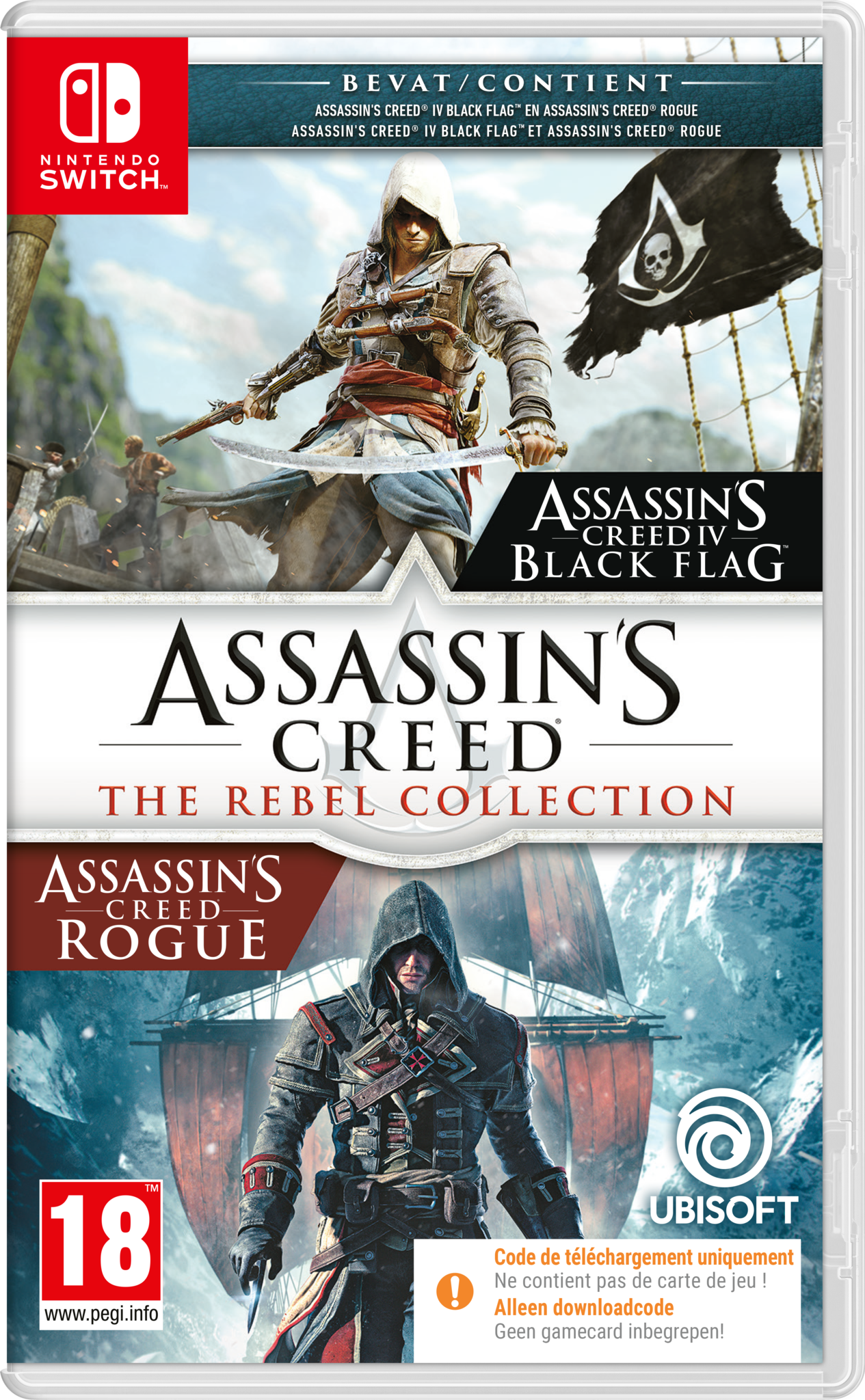 Nintendo Switch Assassin&apos;s Creed Rebel Collection (Code in Box) afbeelding