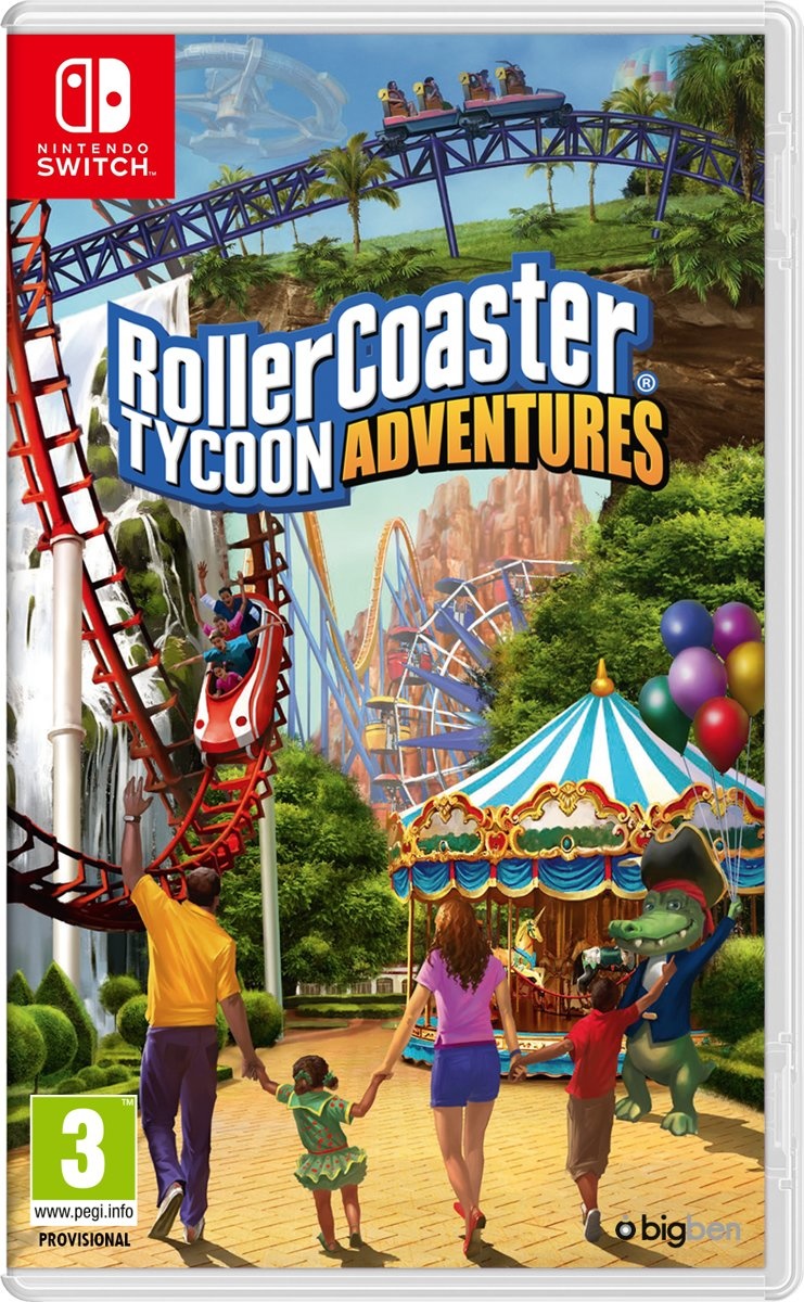 Nintendo Switch RollerCoaster Tycoon Adventures afbeelding