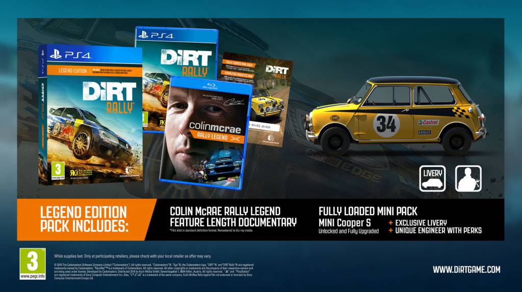 PS4 Dirt Rally Legend Edition afbeelding
